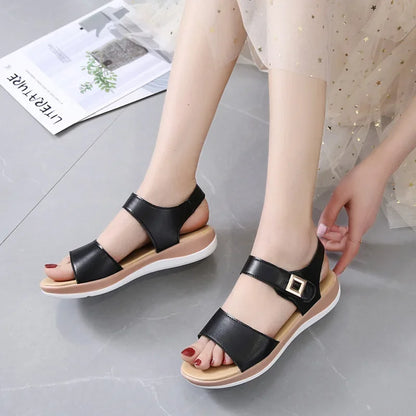 Women's Retro Roman Wedge Sandals