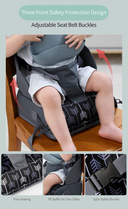 Baby Booster Washable Straps Safety Buckle Seat