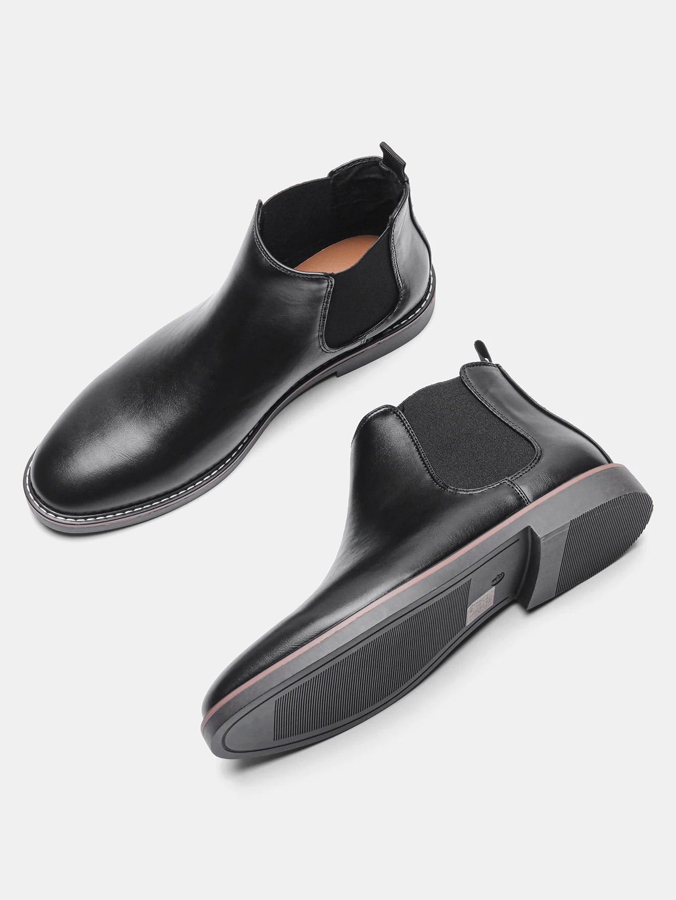 Bottines Chelsea en cuir élégantes pour hommes