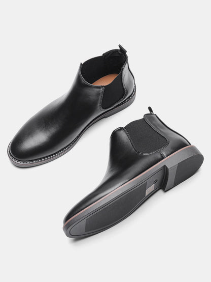 Bottines Chelsea en cuir élégantes pour hommes