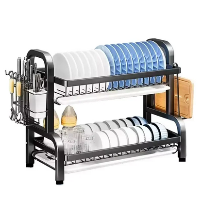 2-Tier Rust-Proof Dish Drying Rack