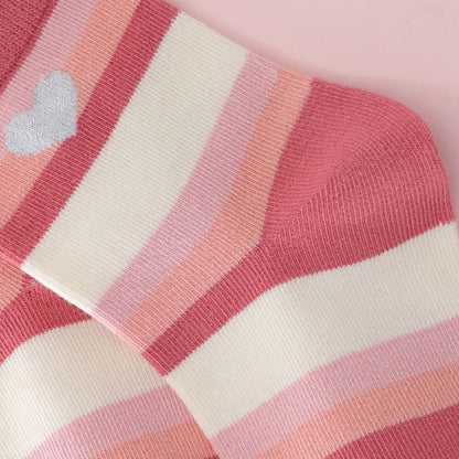 5 paires de chaussettes respirantes en coton pour enfants
