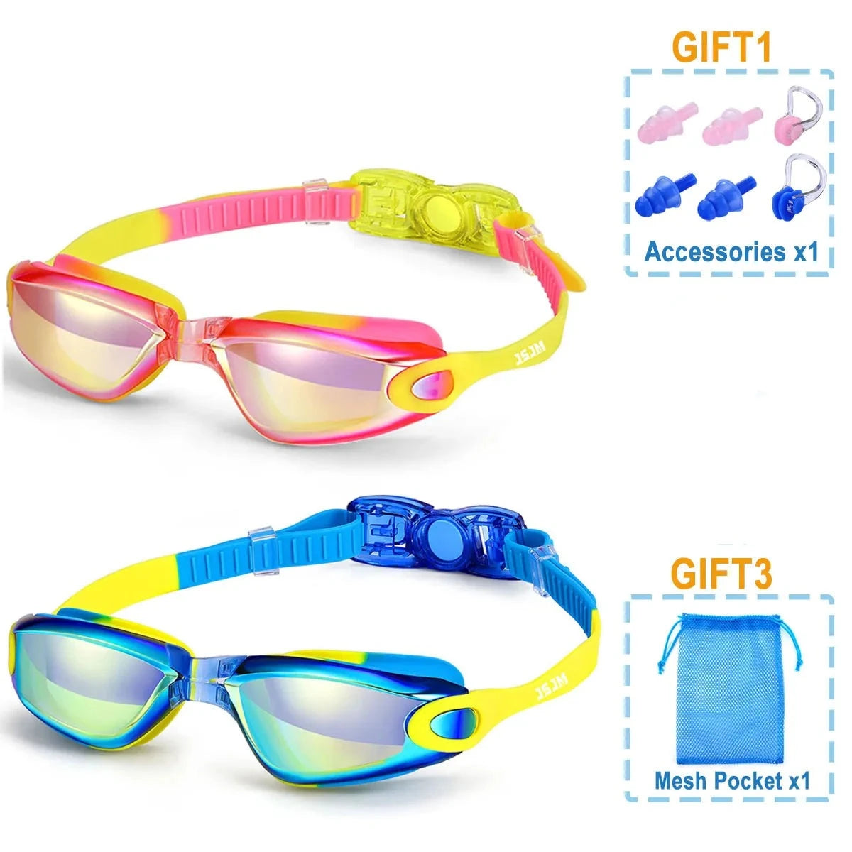 Schwimmbrille aus Silikon für Kinder