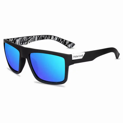 Quadratische Unisex-Polaroid-Sonnenbrille im Vintage-Retro-Stil für Damen und Herren