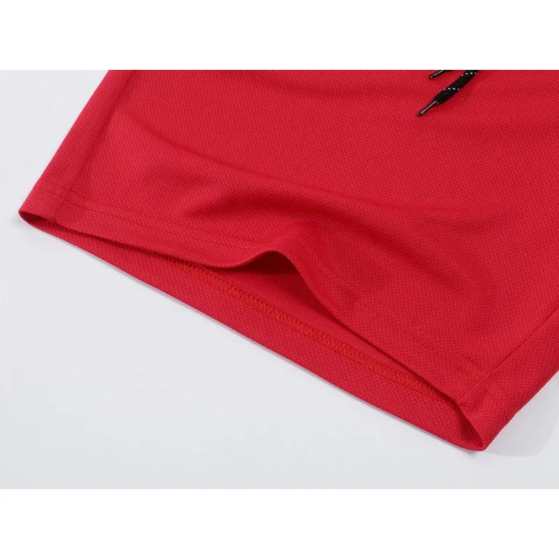 Sommerliche, schnell trocknende Mesh-Joggingshorts für Herren