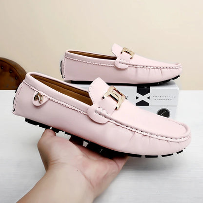 Mocassins respirants faits main pour hommes