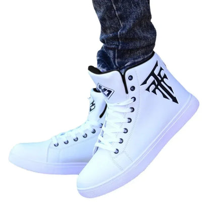 Men's High-Top Vulcanized Sneakers