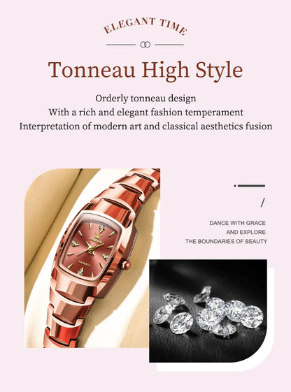 Waterproof Steel Strap Couple Watch Set