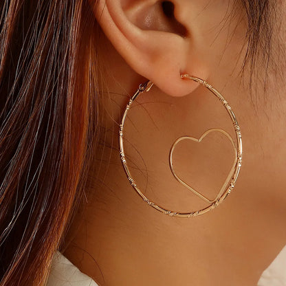 Geometric Round Women's Earrings