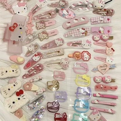 19Pcs Sanrio Kitty Hair Clips