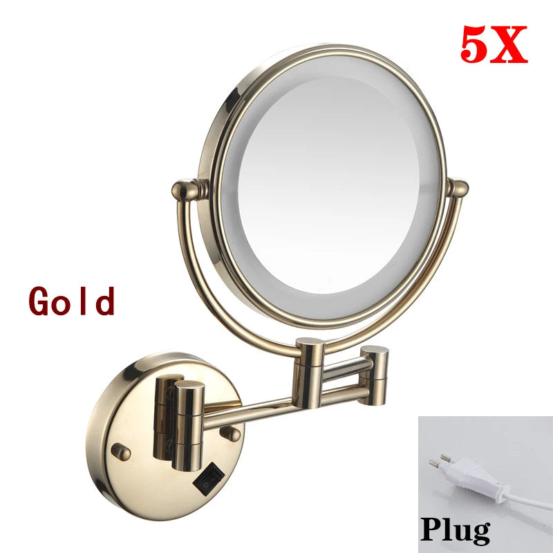 wall mounted makeup mirror