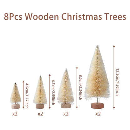 wooden christmas tree
