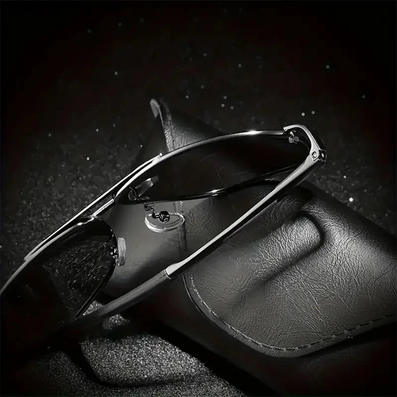 Photochrome polarisierte Sonnenbrille für Herren – Farbwechselbrille 