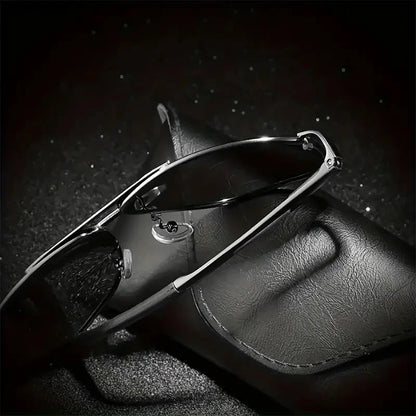 Photochrome polarisierte Sonnenbrille für Herren – Farbwechselbrille 