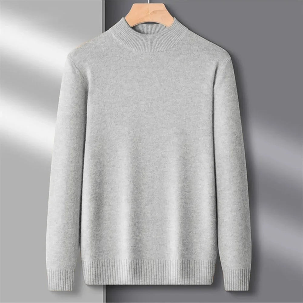 Pull en tricot à carreaux diamant pour hommes