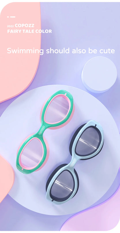 Lunettes de natation étanches et antibuée pour enfants