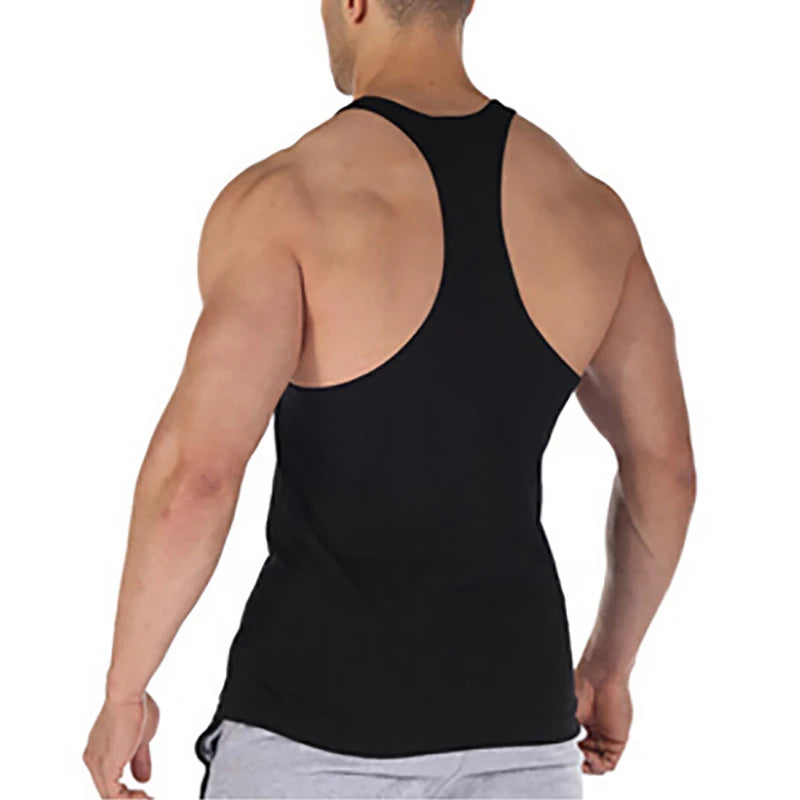 Men's Sleeveless Y-Back Stringer Tank Tops