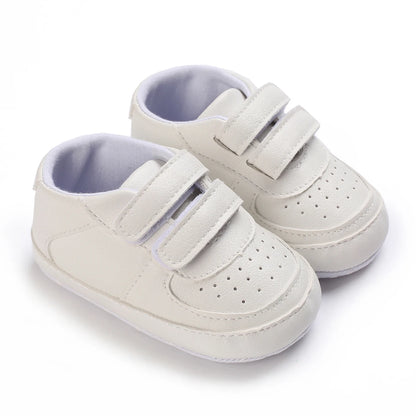 Mehrfarbige Baby-Sneaker aus PU-Leder mit weicher Sohle