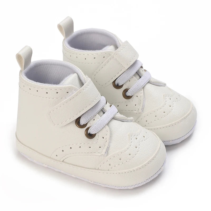 Mehrfarbige Baby-Sneaker aus PU-Leder mit weicher Sohle