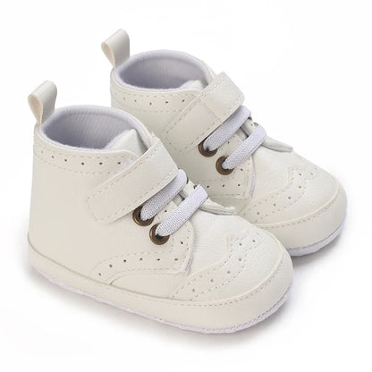 Mehrfarbige Baby-Sneaker aus PU-Leder mit weicher Sohle