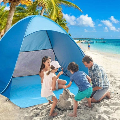 Tente de plage automatique avec protection UV