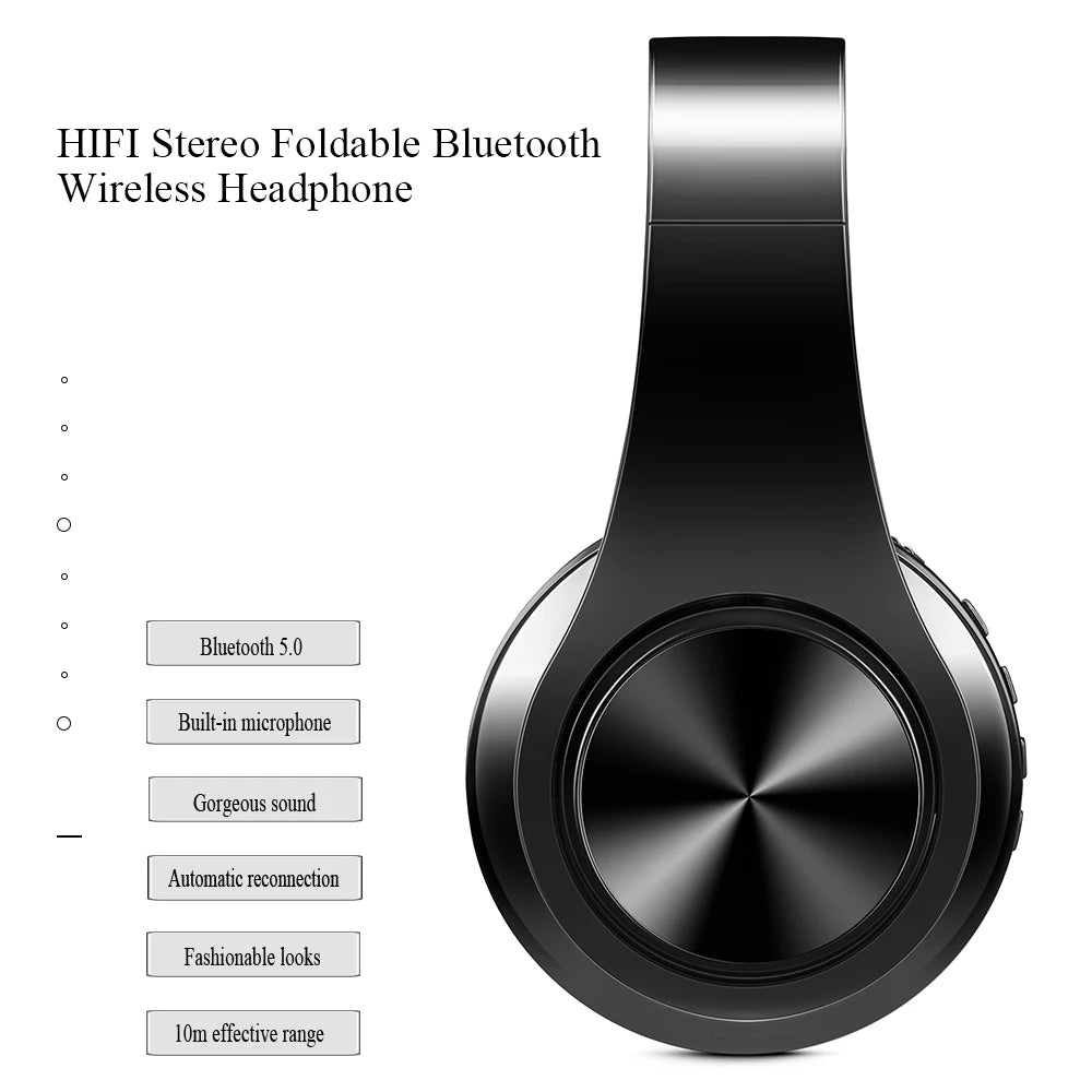 Wireless Bluetooth Headphones with Mic