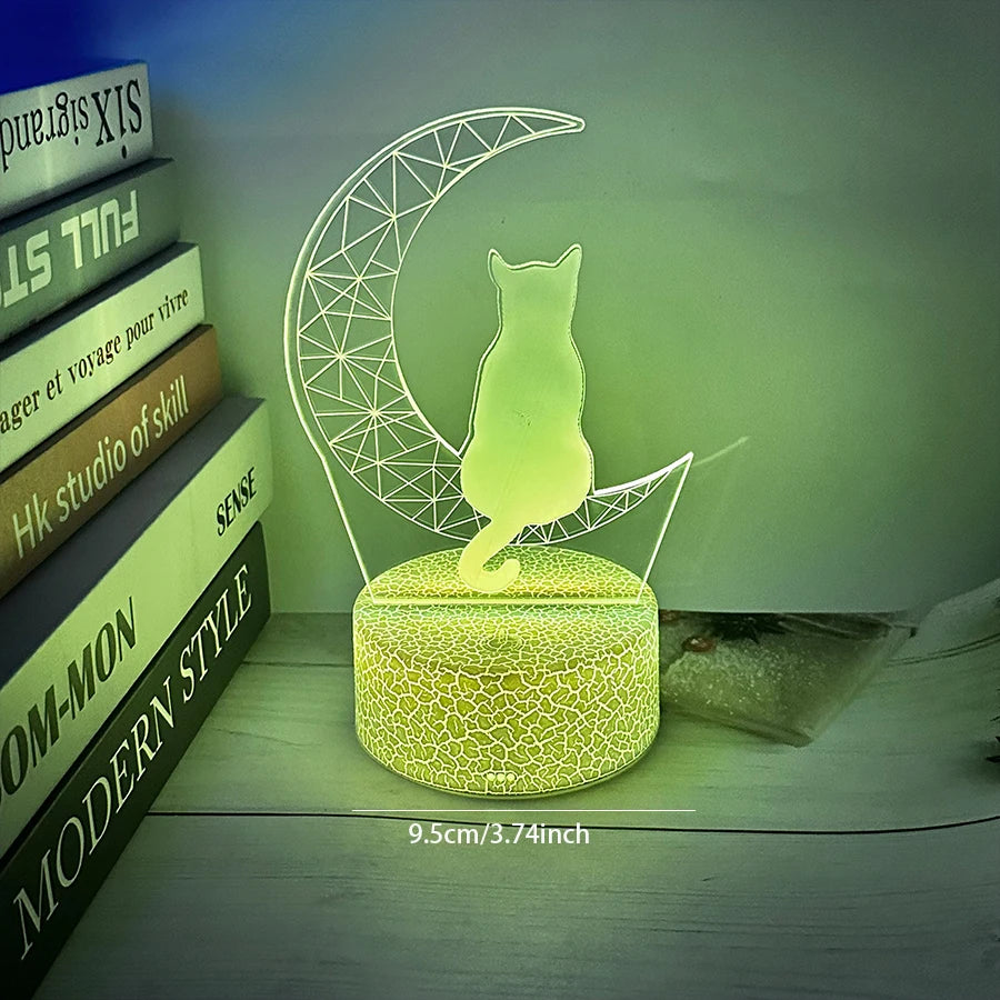 Romantic 3D Touch LED Night Light