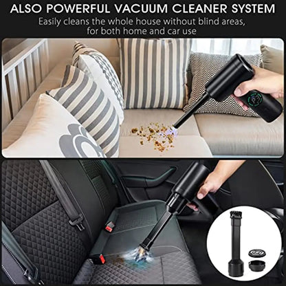 2-in-1 Cordless Air Duster & Vacuum Cleaner