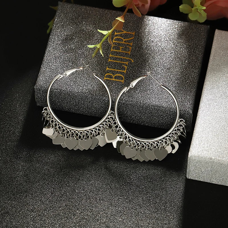 Geometric Round Women's Earrings
