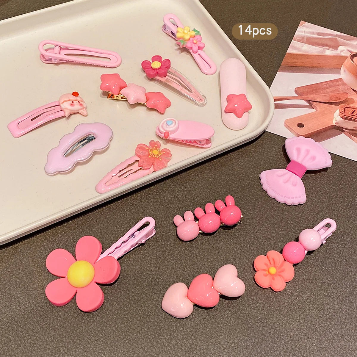 Adorable Cartoon Hair Clips for Girls