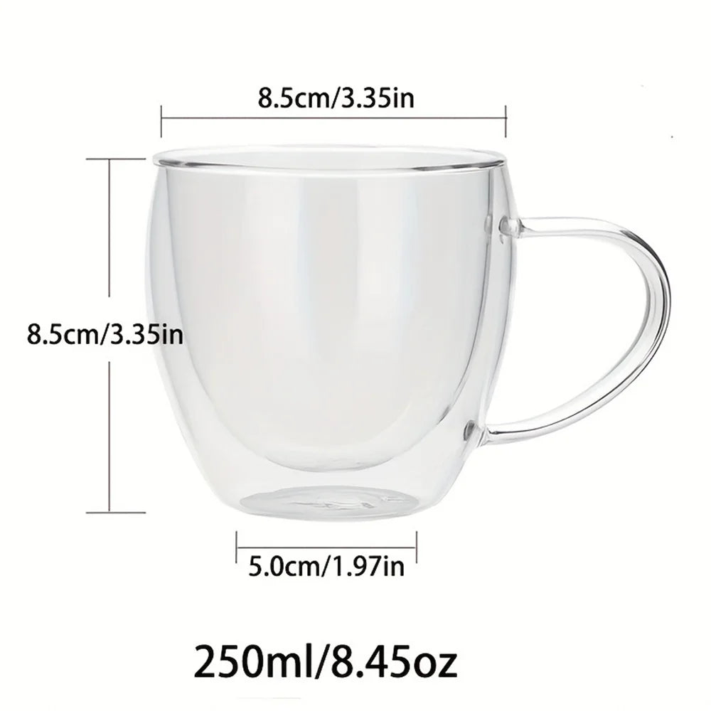 Tasse en verre Little Bear à haute teneur en borosilicate de 250 ml