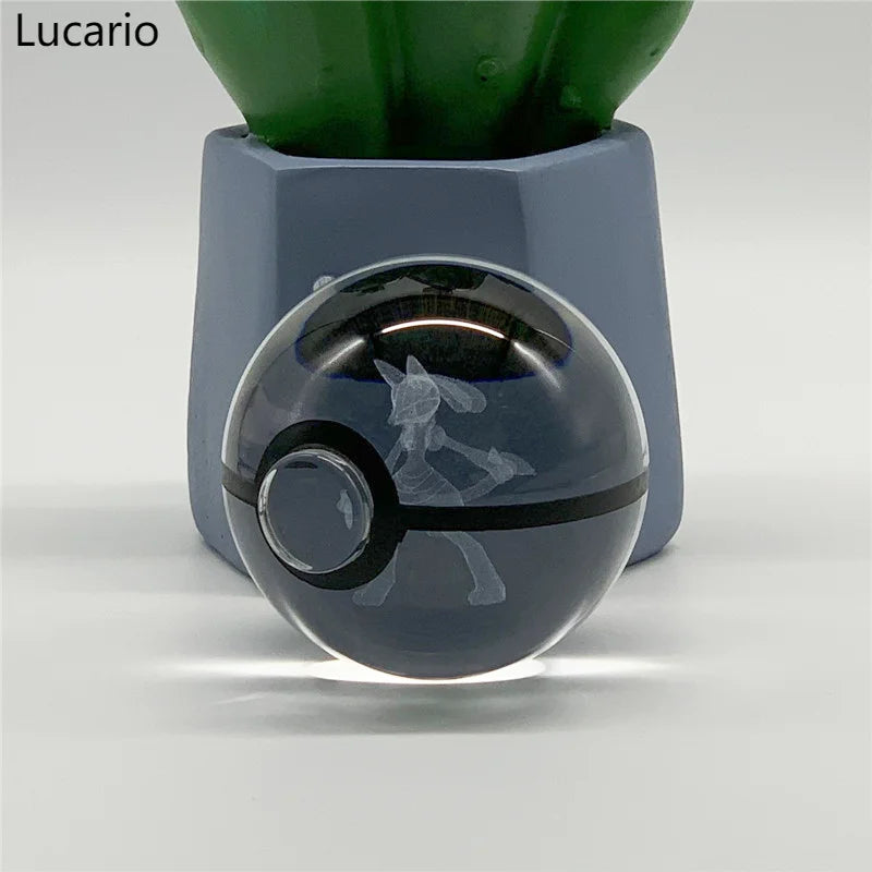 3D Pokemon Kristallkugel Nachtlicht 