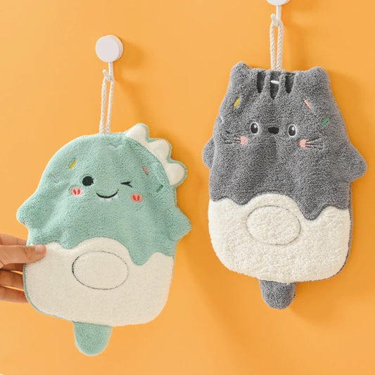 Cute Cartoon Animal Hand Towels