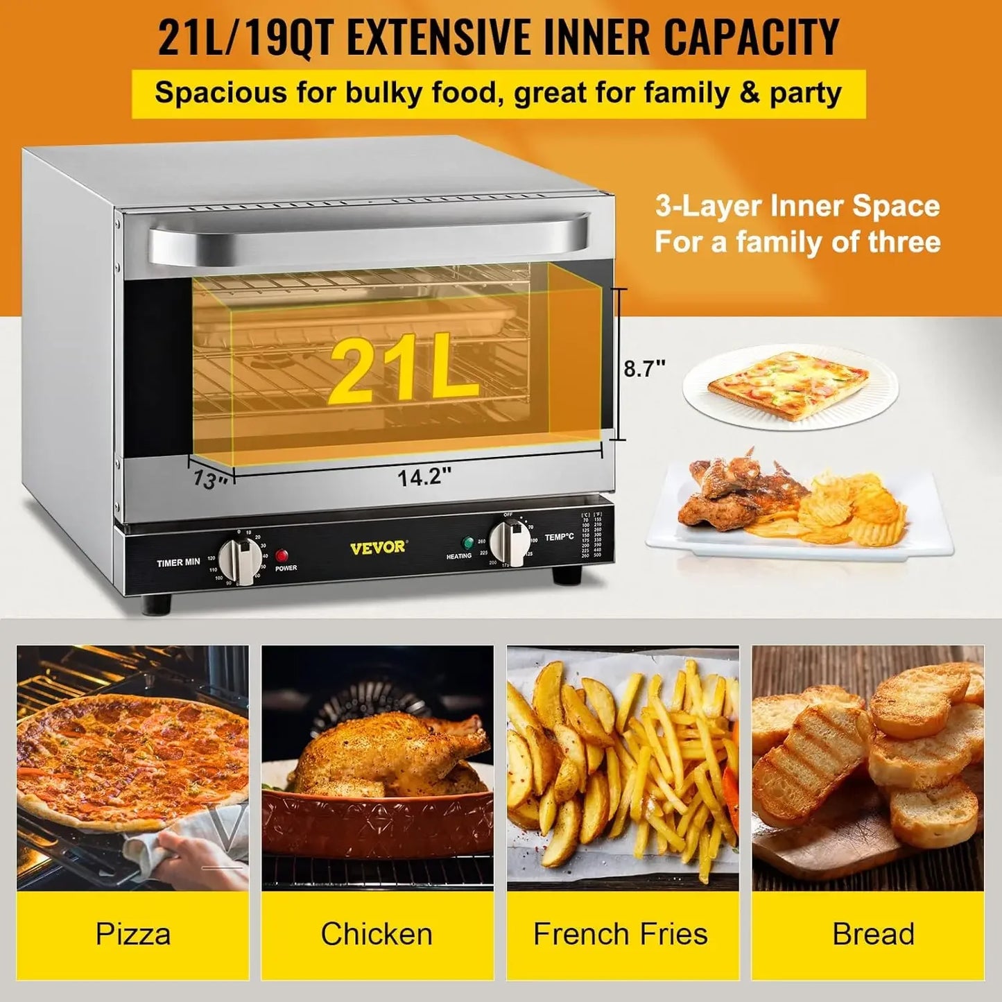 Commercial Electric Countertop Oven