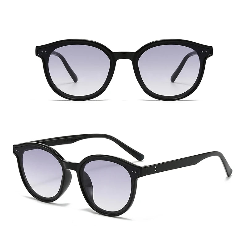 Lunettes de soleil rétro dégradées aux rayons UV
