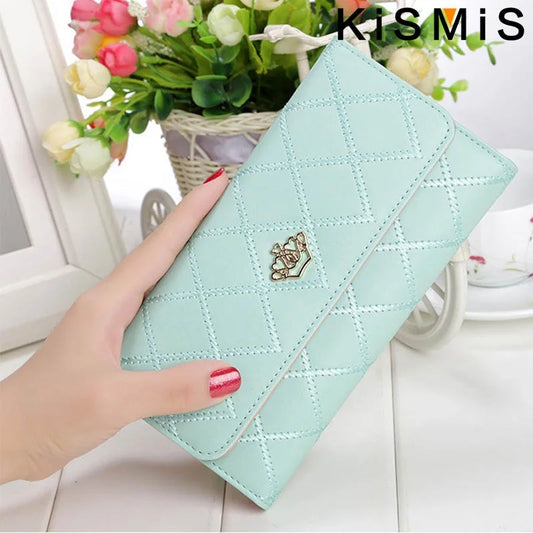 PU Leather Women's Long Clutches