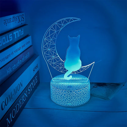 Romantic 3D Touch LED Night Light