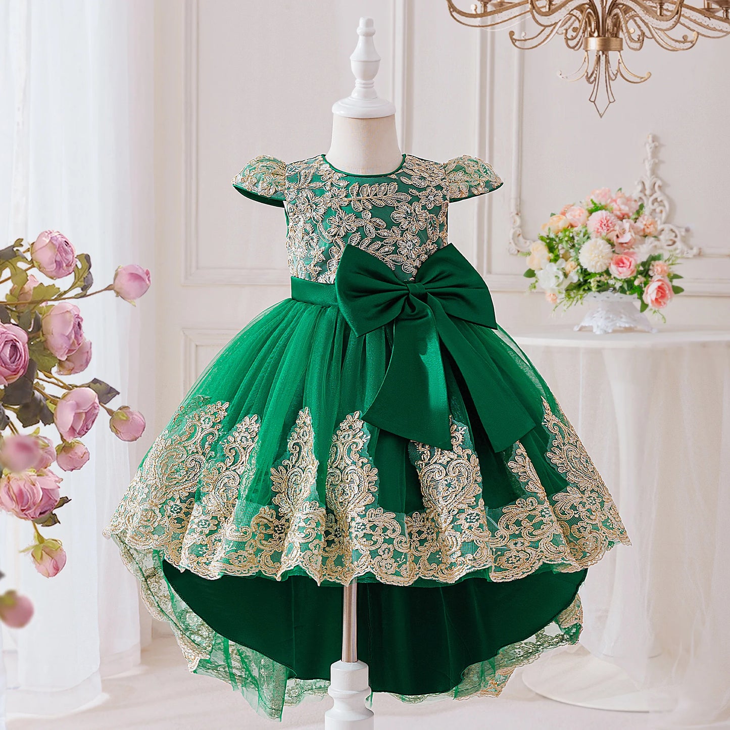 Robe d'anniversaire bébé fille - Robe nouveau-né bébé fille