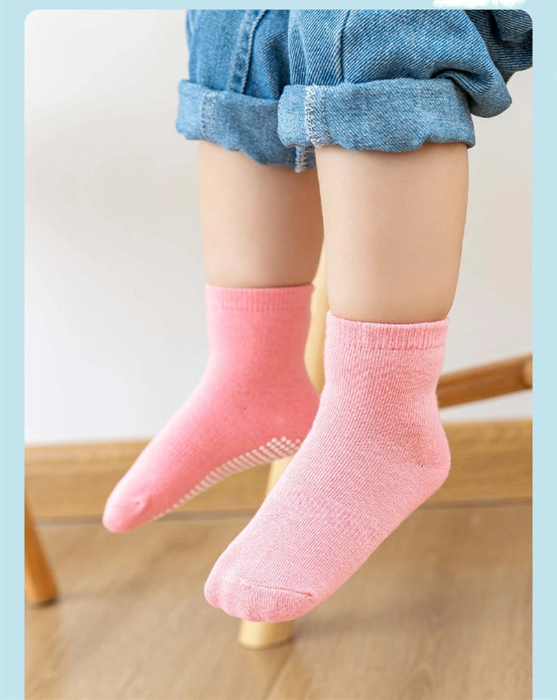 Chaussettes trampoline antidérapantes pour bébé, grandes tailles