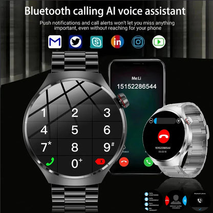 GT4 Sport Smart 1.5 IPS Display IP68 Bluetooth Call - Android Watch