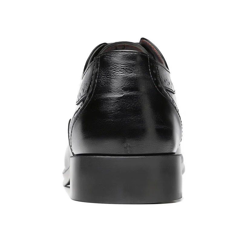 Classic Italian Leather Oxford Dress Shoes