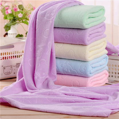 Microfiber High Absorbent Baby Bath Towel