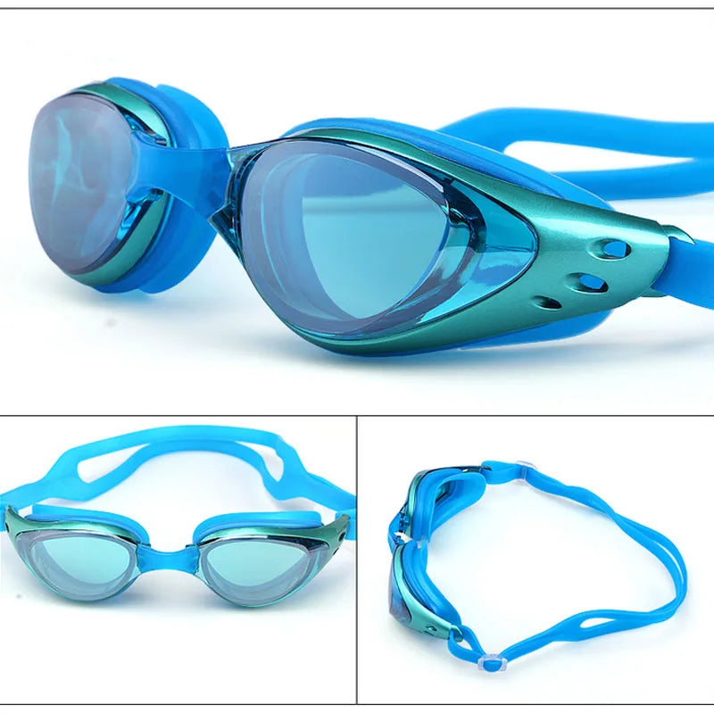 Lunettes de natation antibuée imperméables