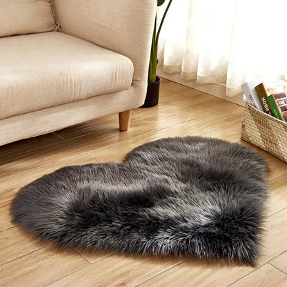 Faux Non Slip Bedroom Shaggy Mats