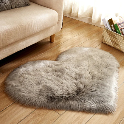 Faux Non Slip Bedroom Shaggy Mats