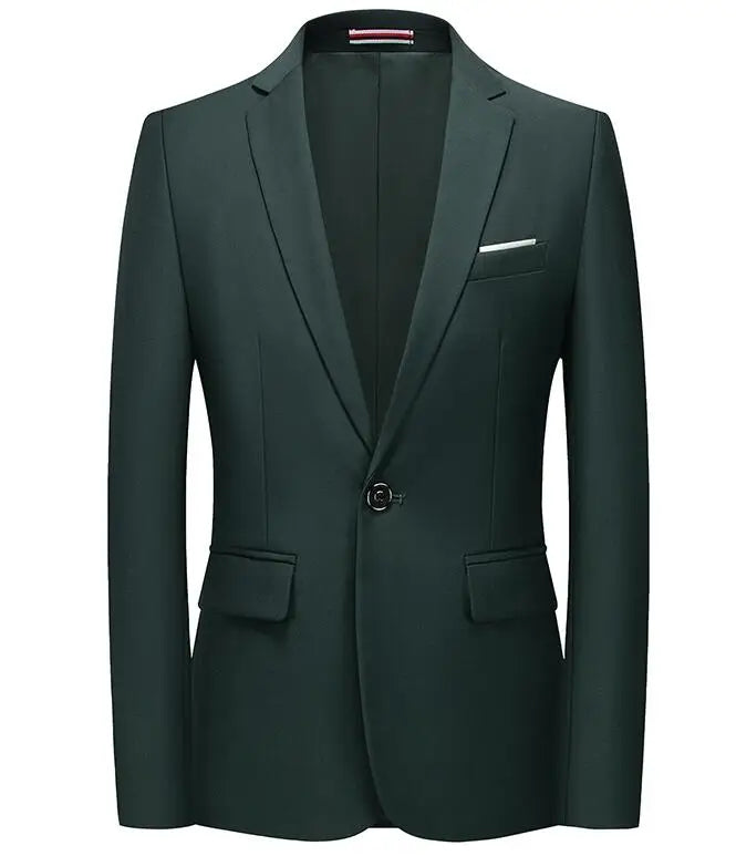 Vivid Green Slim Men's Blazer