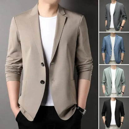 Blazer d'affaires quatre saisons grande taille pour hommes