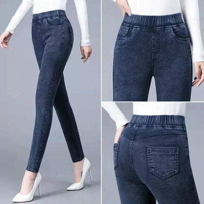 blue skinny jeans, slim jeans