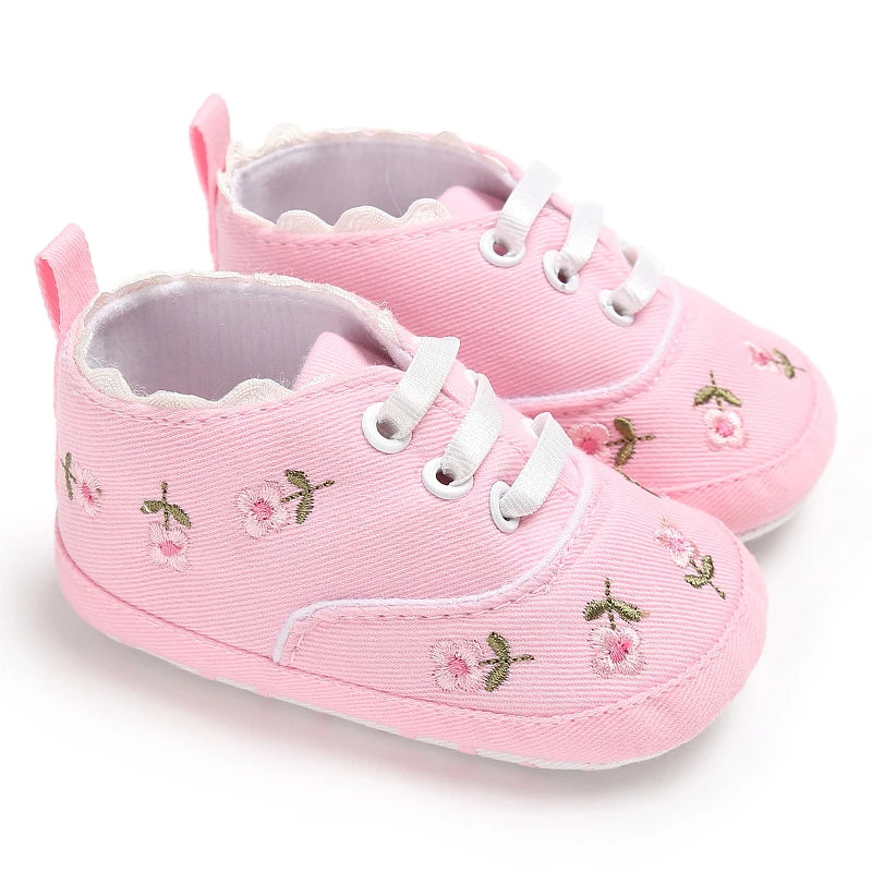 Mehrfarbige Baby-Sneaker aus PU-Leder mit weicher Sohle