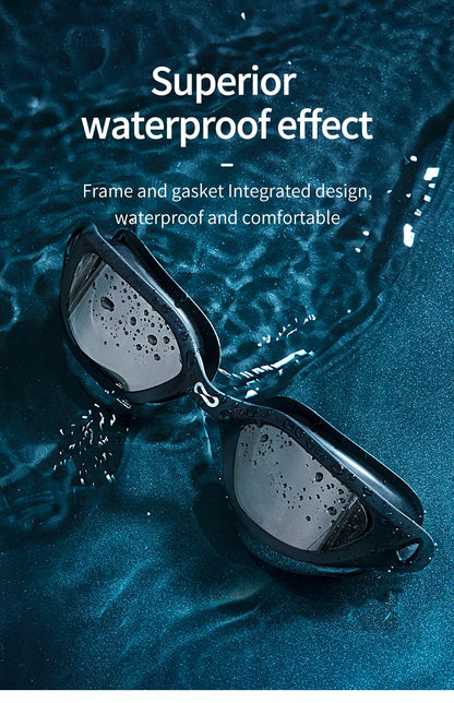 Lunettes de natation antibuée HD réglables